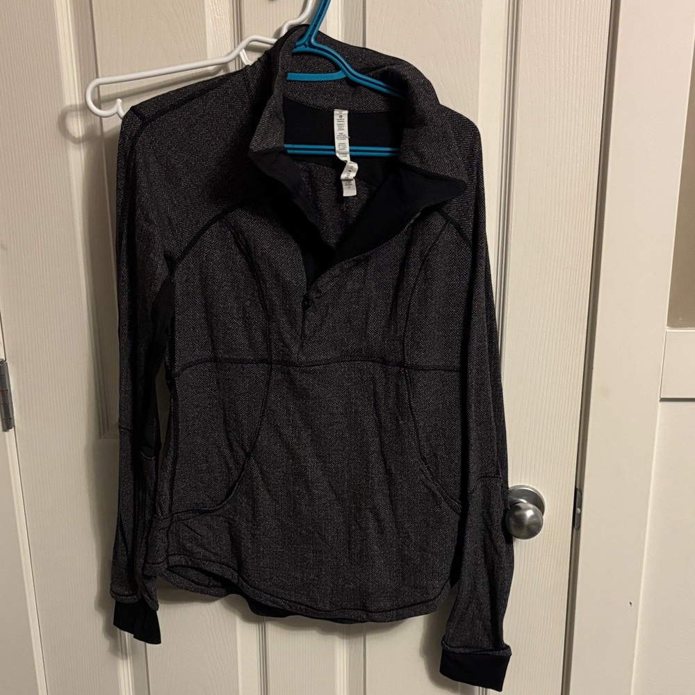 Lululemon Black Quarter-Zip Pullover